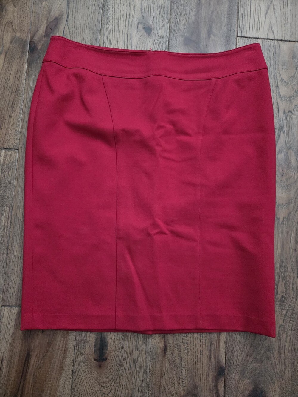 Laura Knee Length Red Skirt